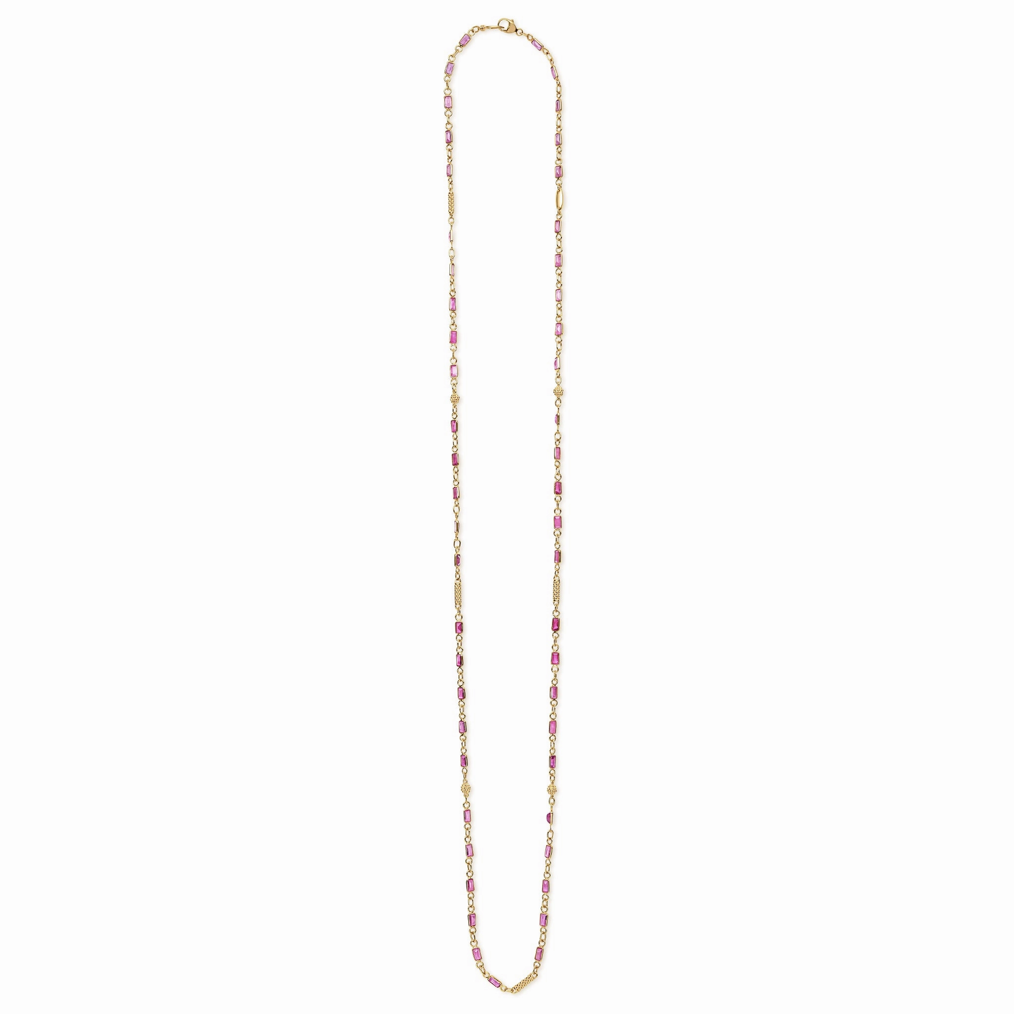 18K Caviar Gold and Ruby Icon Necklace