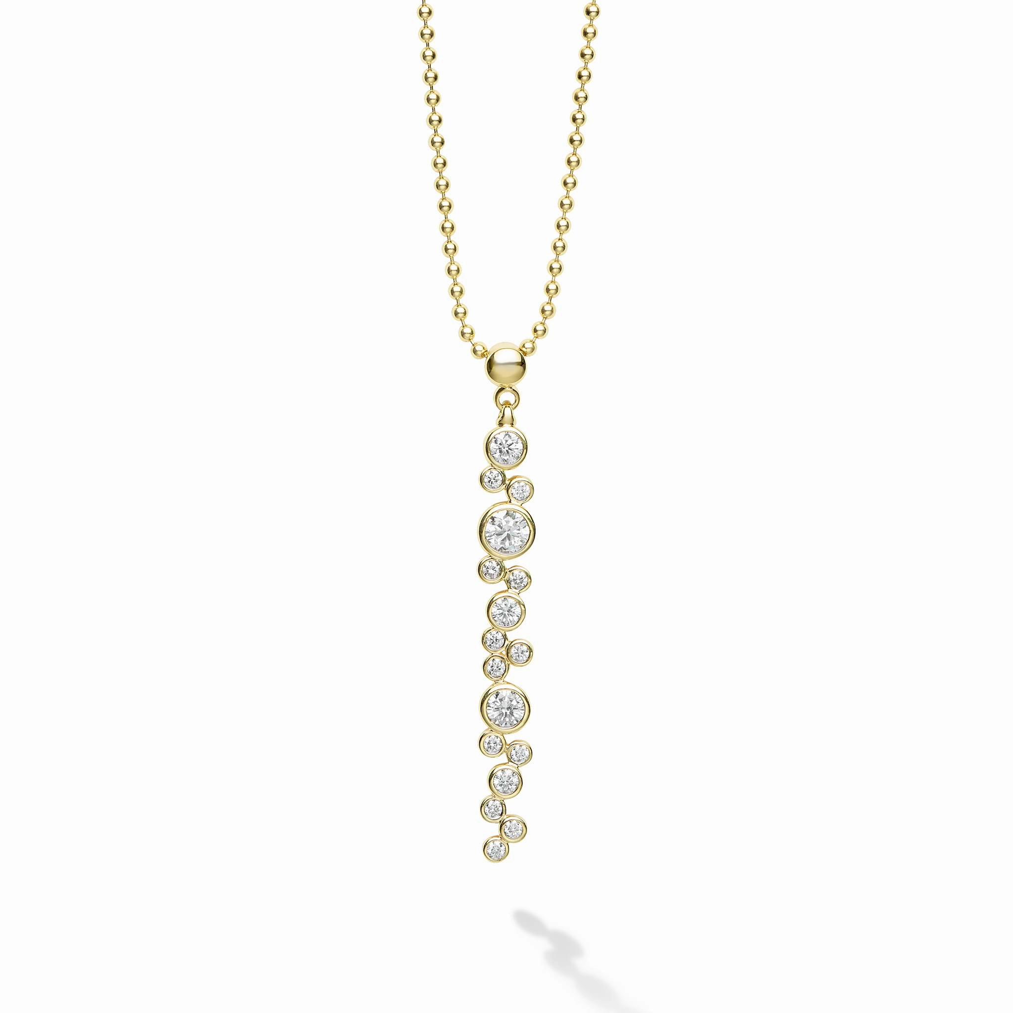 18K Fizz Diamond Linear Necklace