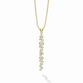 18K Fizz Diamond Linear Necklace