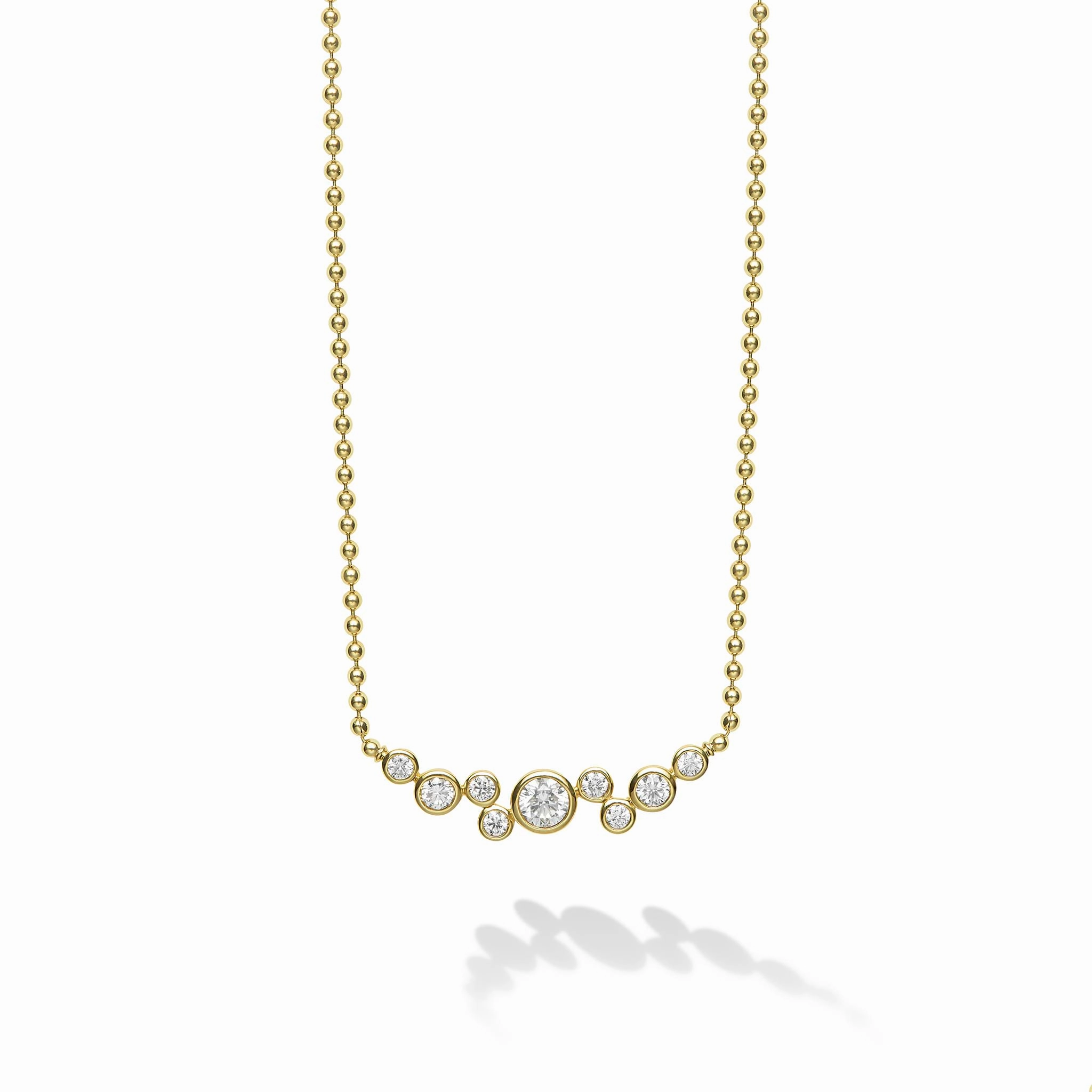 18K Fizz Diamond Necklace