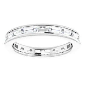 1.90 ct. Straight Baguette Diamond Eternity Band
