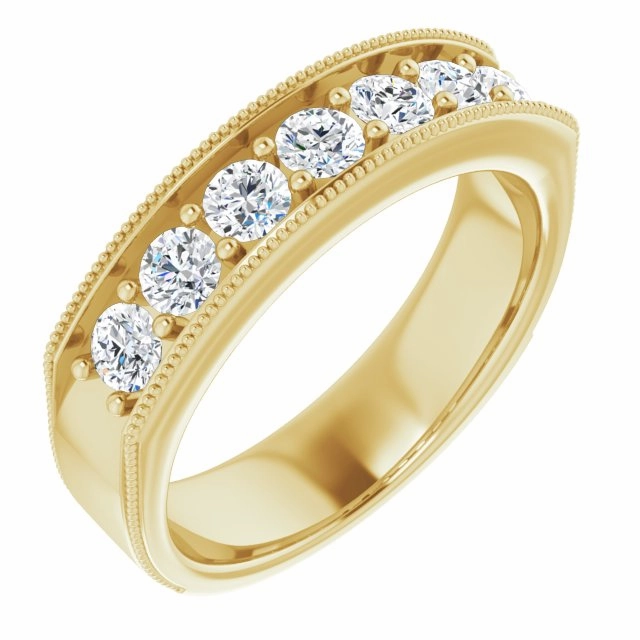 1.20 ctw Round Diamond Men's Wedding Ring