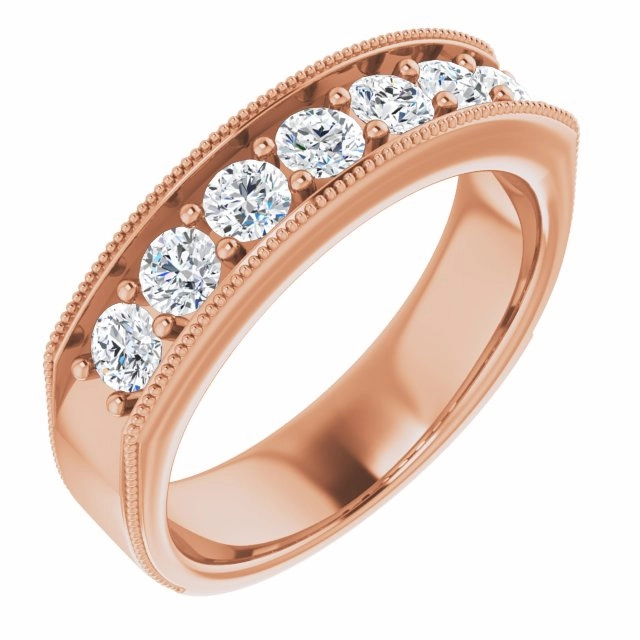 1.20 ctw Round Diamond Men's Wedding Ring