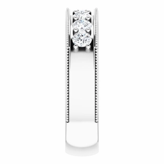 1.20 ctw Round Diamond Men's Wedding Ring