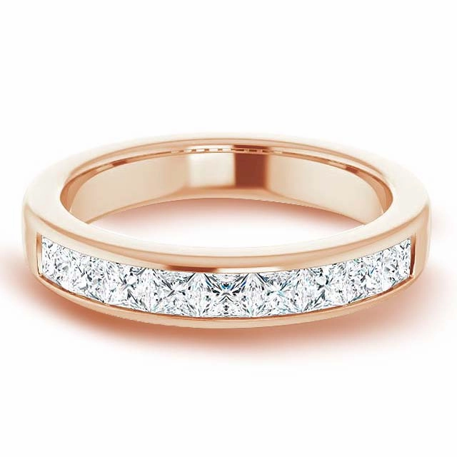 1.50 ctw Channel Set Princess Diamond Men's Ring