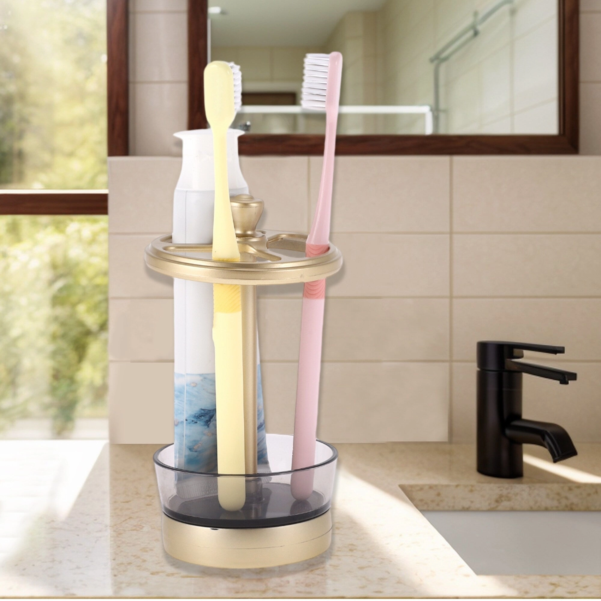1 Pc Women Toothbrush Holder for Bathroom