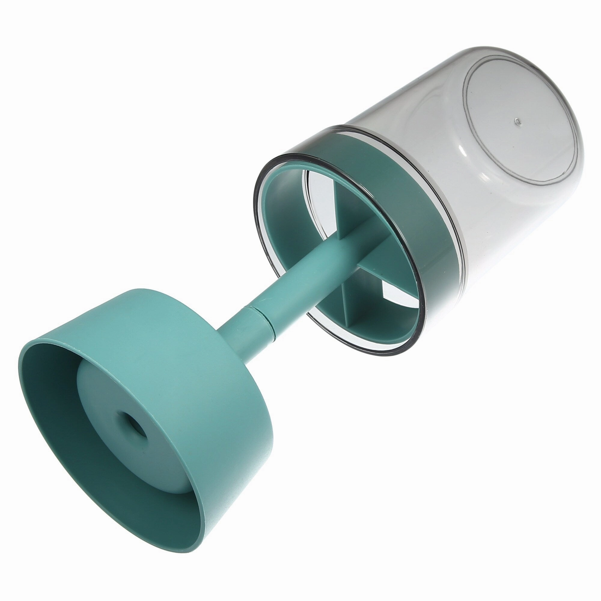 1Pc Toothbrush Holder Stand with Cover PP for Bathroom 8.66"x2.99"