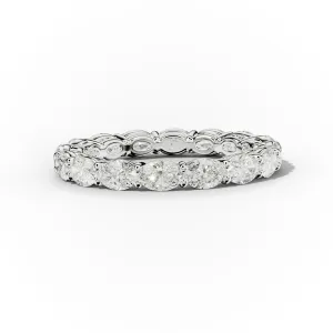 2.0 Carat East West Oval Cut Diamond Eternity Band