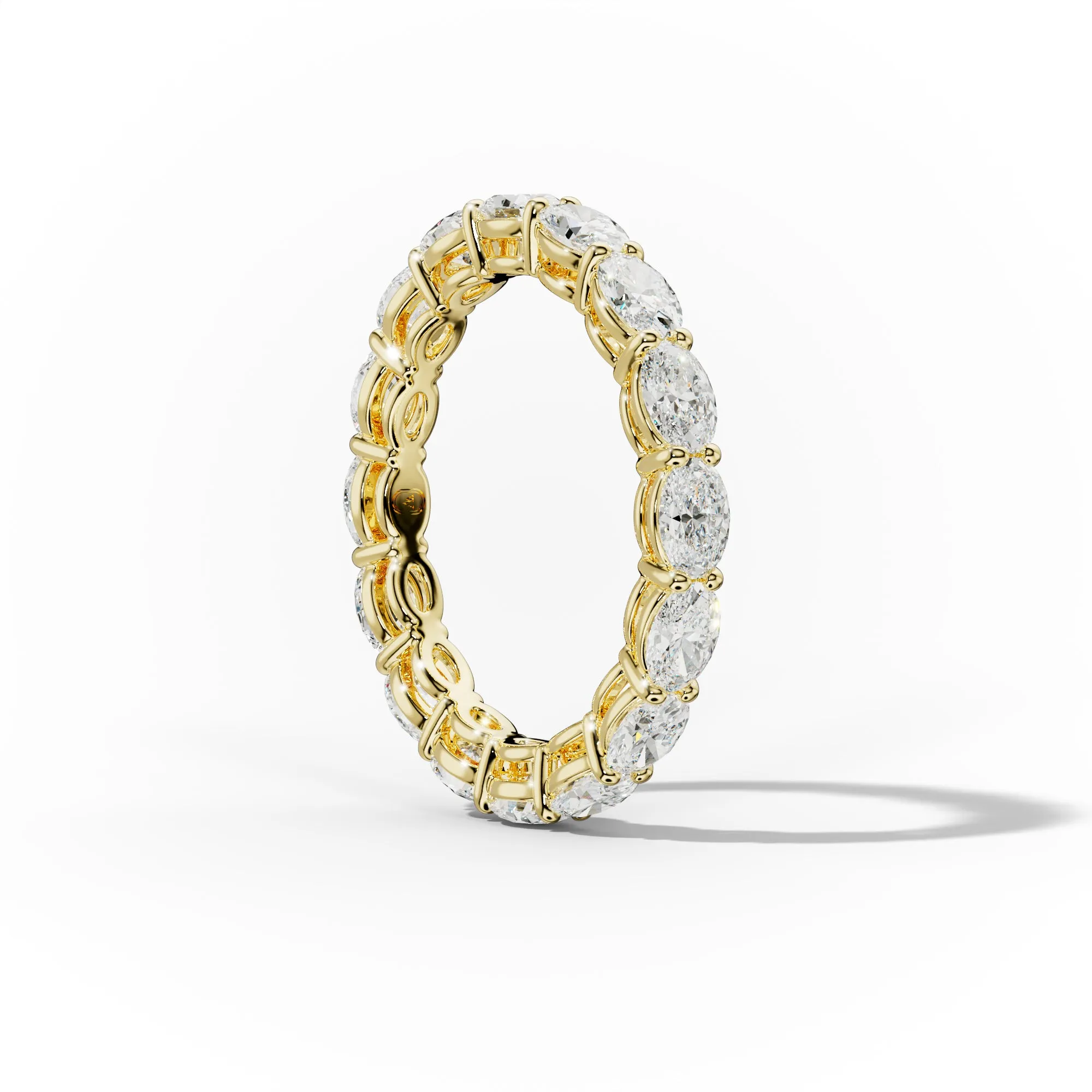 2.0 Carat East West Oval Cut Diamond Eternity Band