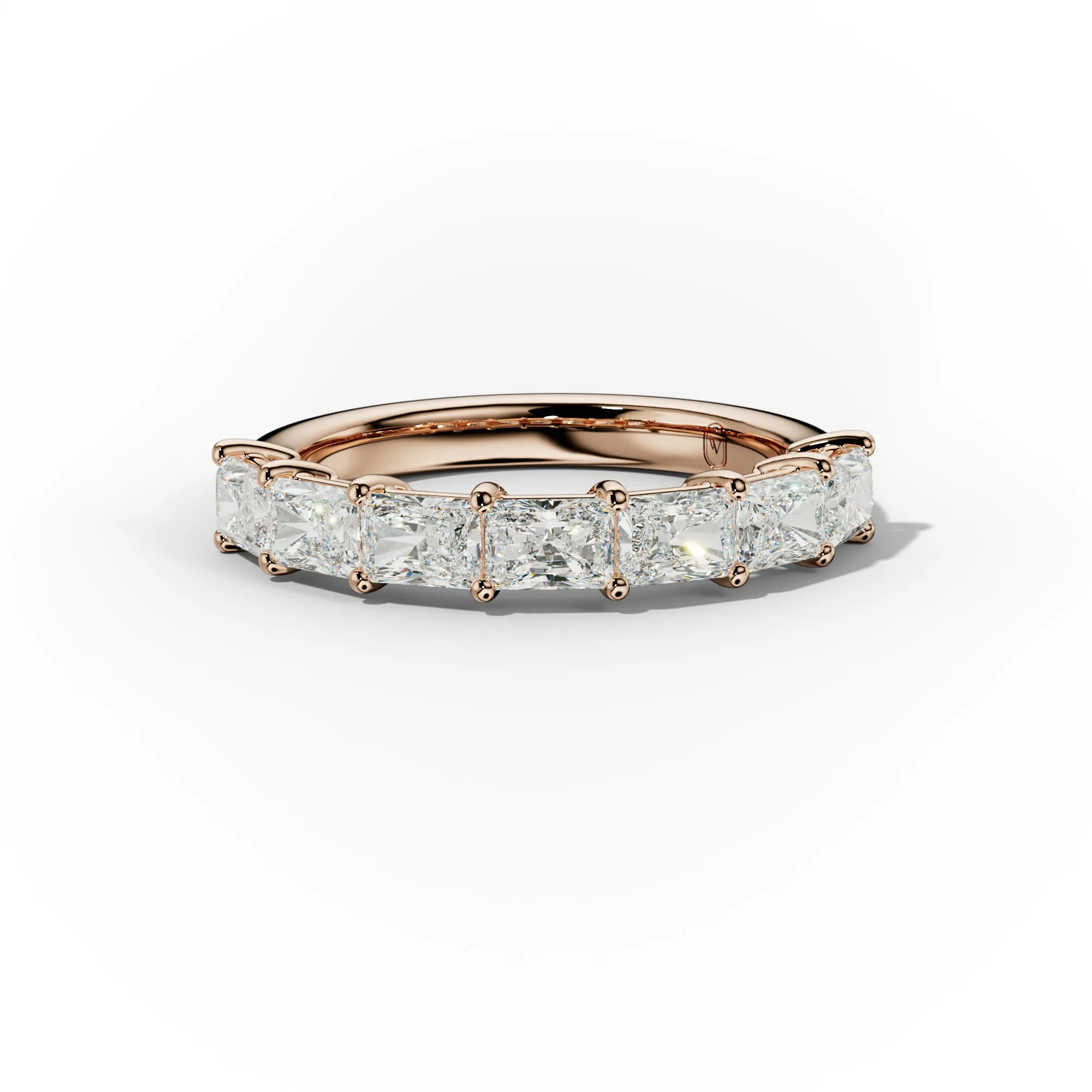 2.0 Carat East West Radiant Cut Diamond Anniversary Band