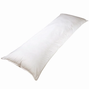 20 x 54 inch Feather Body Pillow - White pillows,bed pillow,sleeping cushion