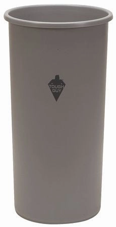 22 gal. Round Gray Trash Can