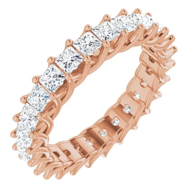 2.37 ct. Princess Cut Diamond Trellis Eternity Band
