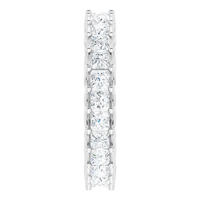 2.37 ct. Princess Cut Diamond Trellis Eternity Band