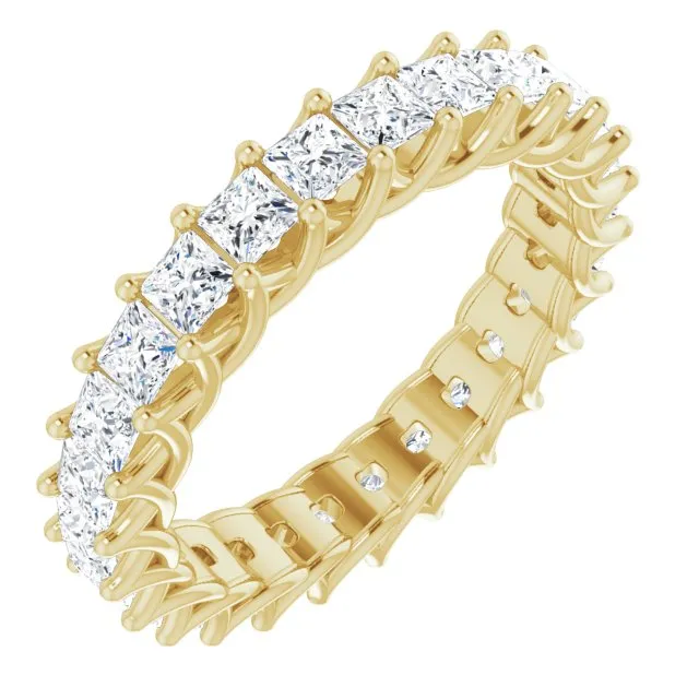 2.37 ct. Princess Cut Diamond Trellis Eternity Band