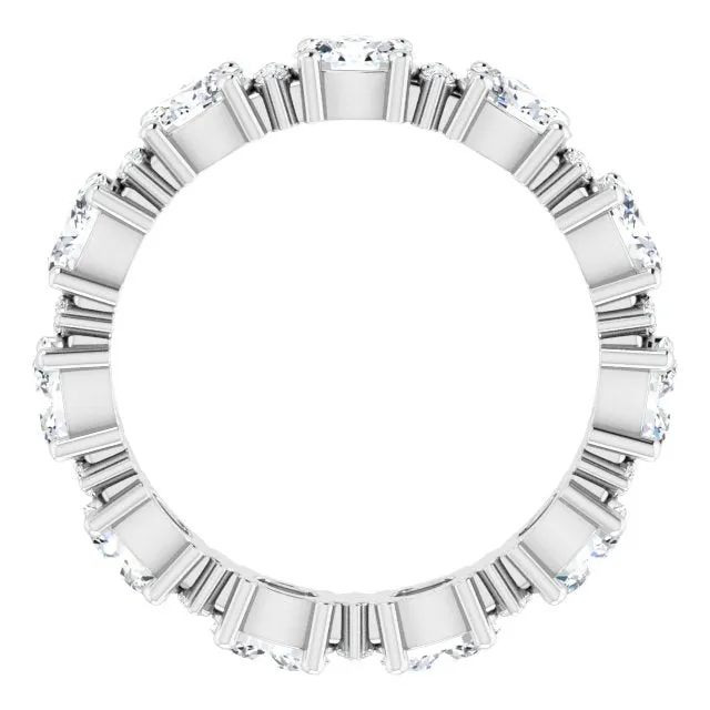 2.50 ct. Oval & Round Diamond Eternity Band