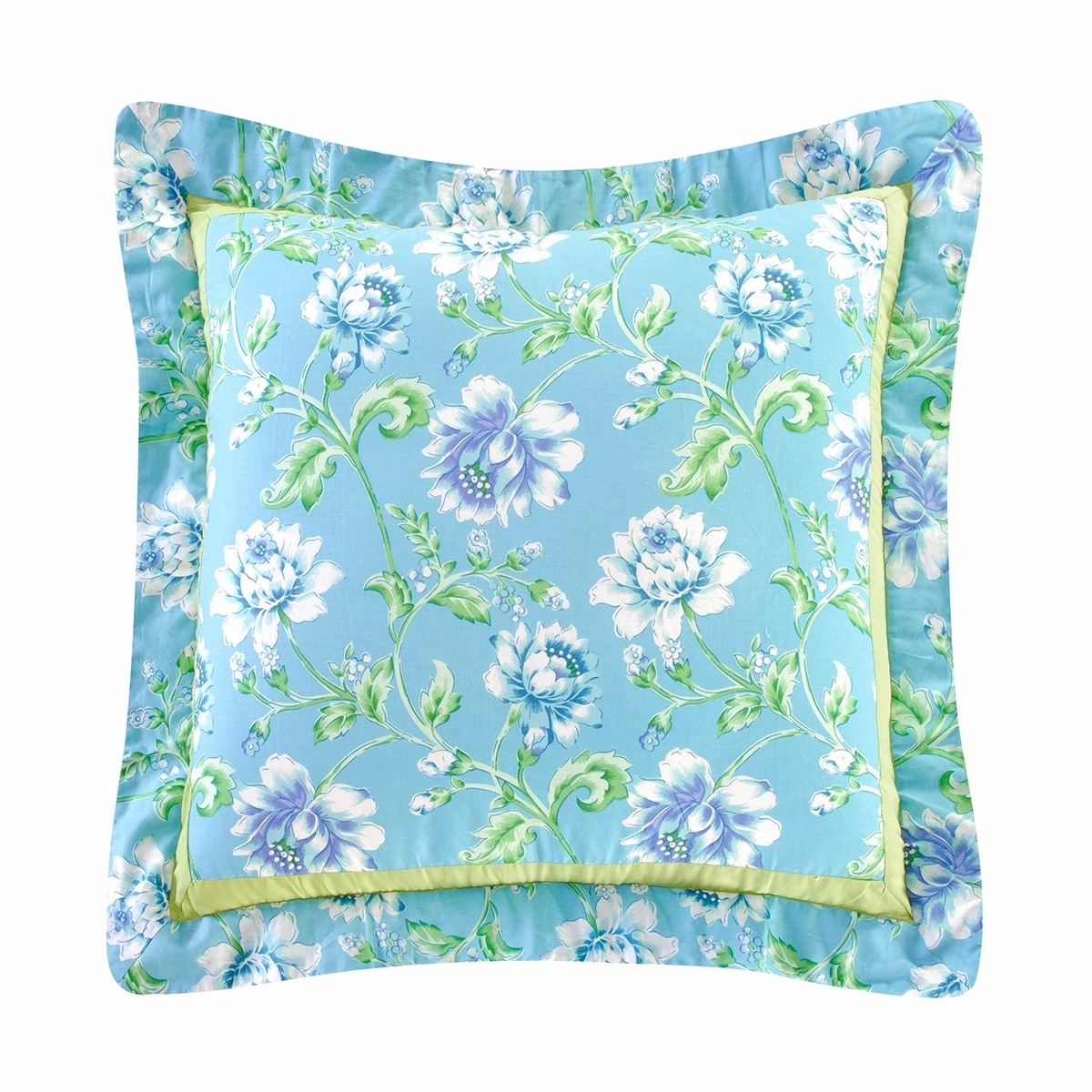 26" x 26" Vienta Floral Euro Sham pillowcases,cotton pillow covers,bed linen