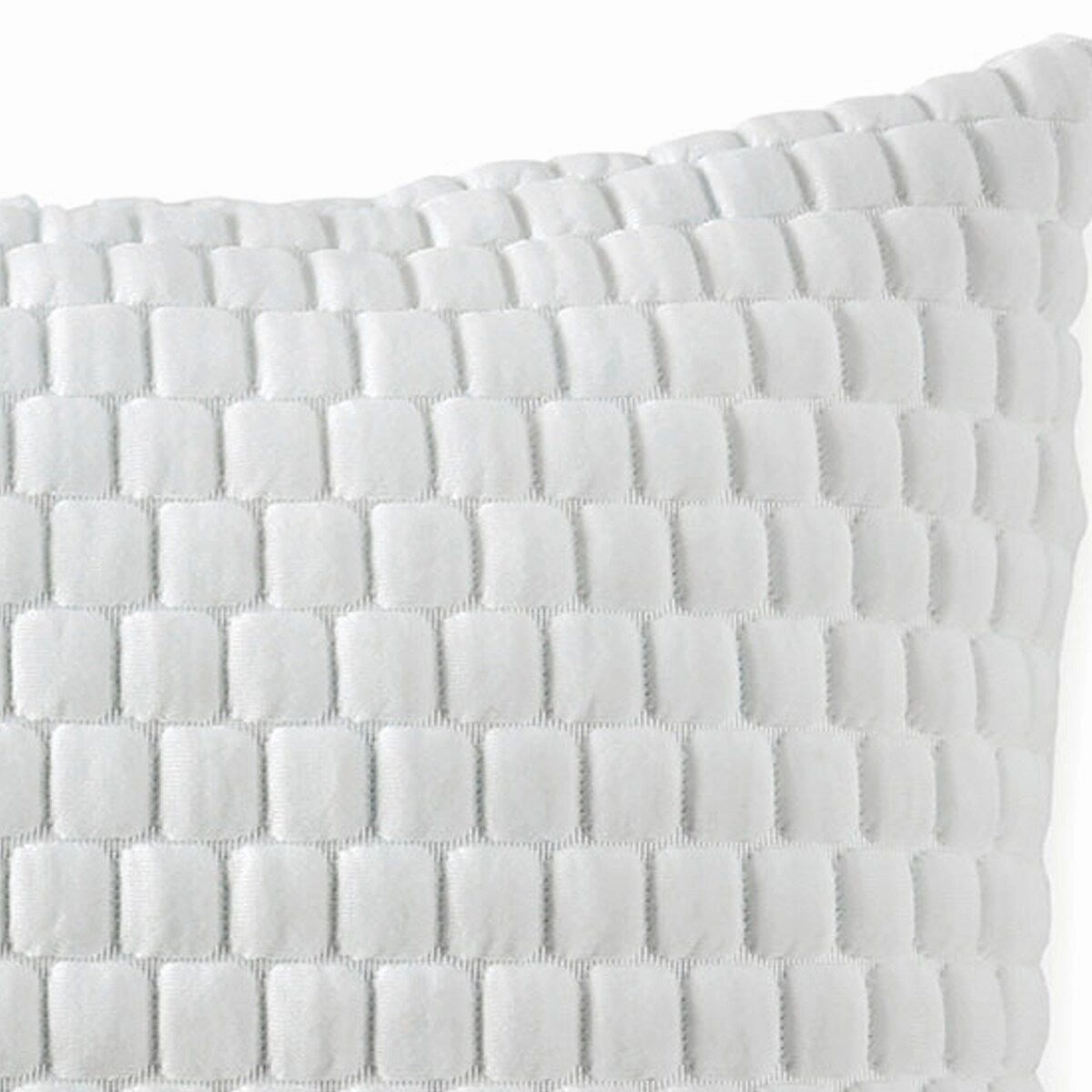 26 x 20 Memory Gel Pillow with Stretched Knit Cover, White