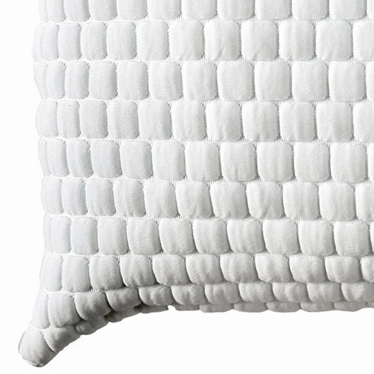 26 x 20 Memory Gel Pillow with Stretched Knit Cover, White