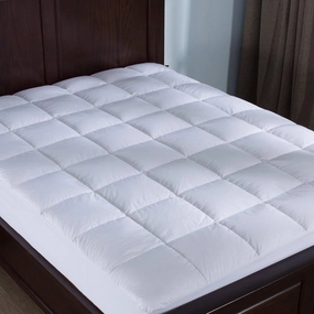 2-inch Thick Hypoallergenic Down Alternative Comfort Mattress Topper mattress pads,mattress topper,bed protection