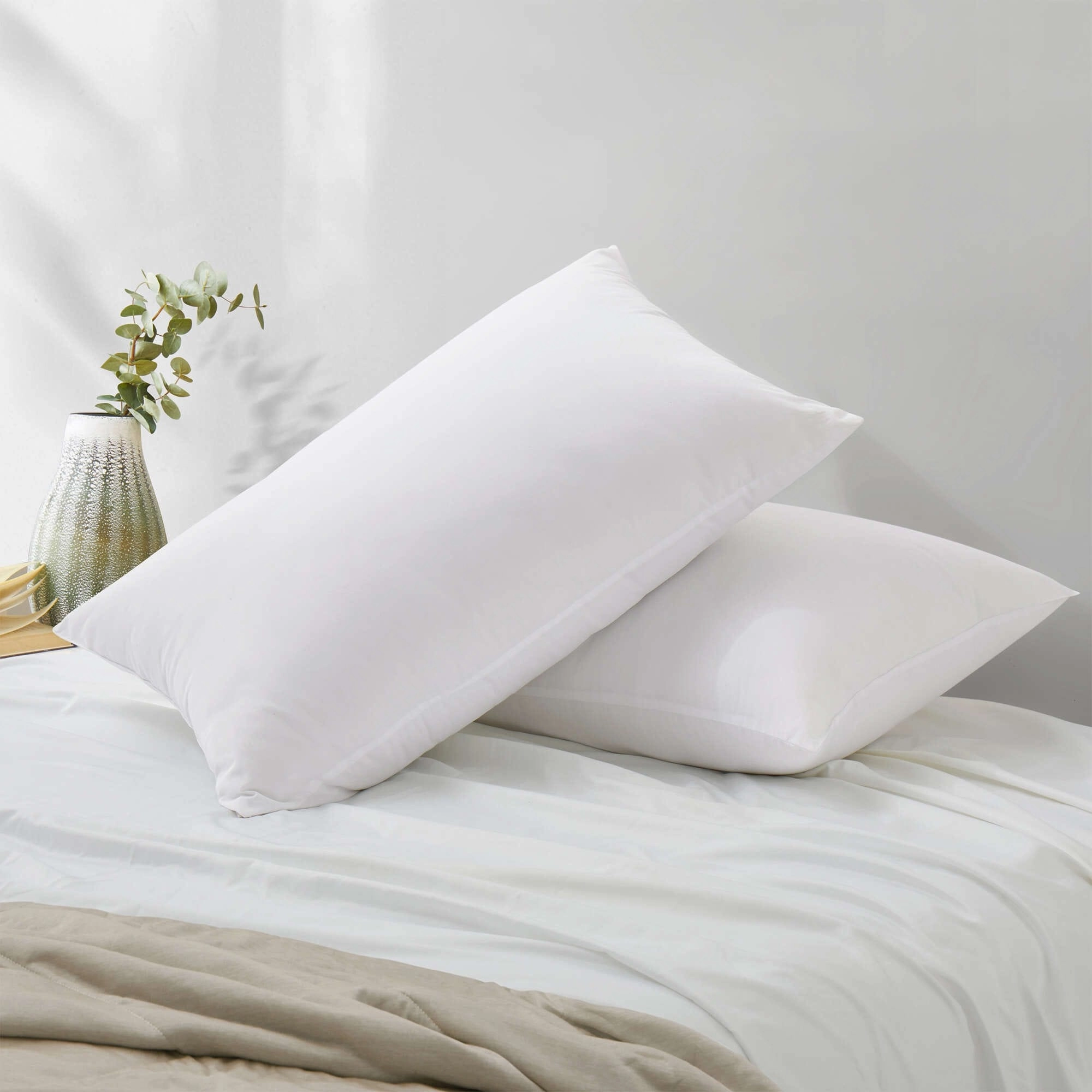 2 Pack Goose Feather Down & Alternative Pillows All Firmness Levels pillows,bed pillow,sleeping cushion