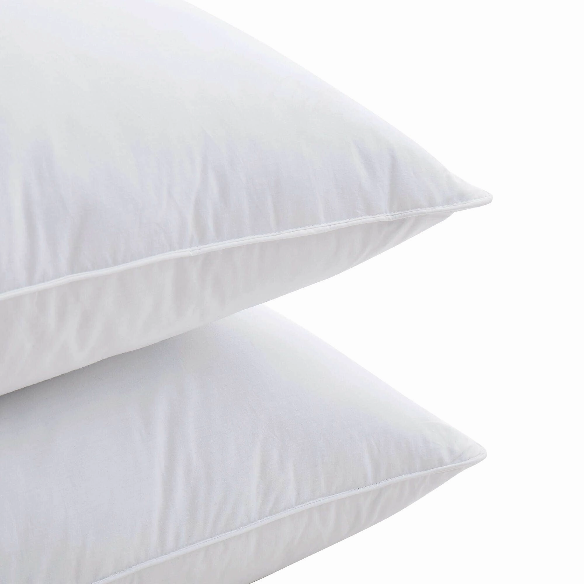 2 Pack Goose Feather Down & Alternative Pillows All Firmness Levels