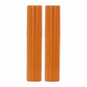 2pcs Vertical Stripe Toothbrush Case, Travel Business, 7.87"x1.50" Toothbrush Holder,Bathroom Organizer