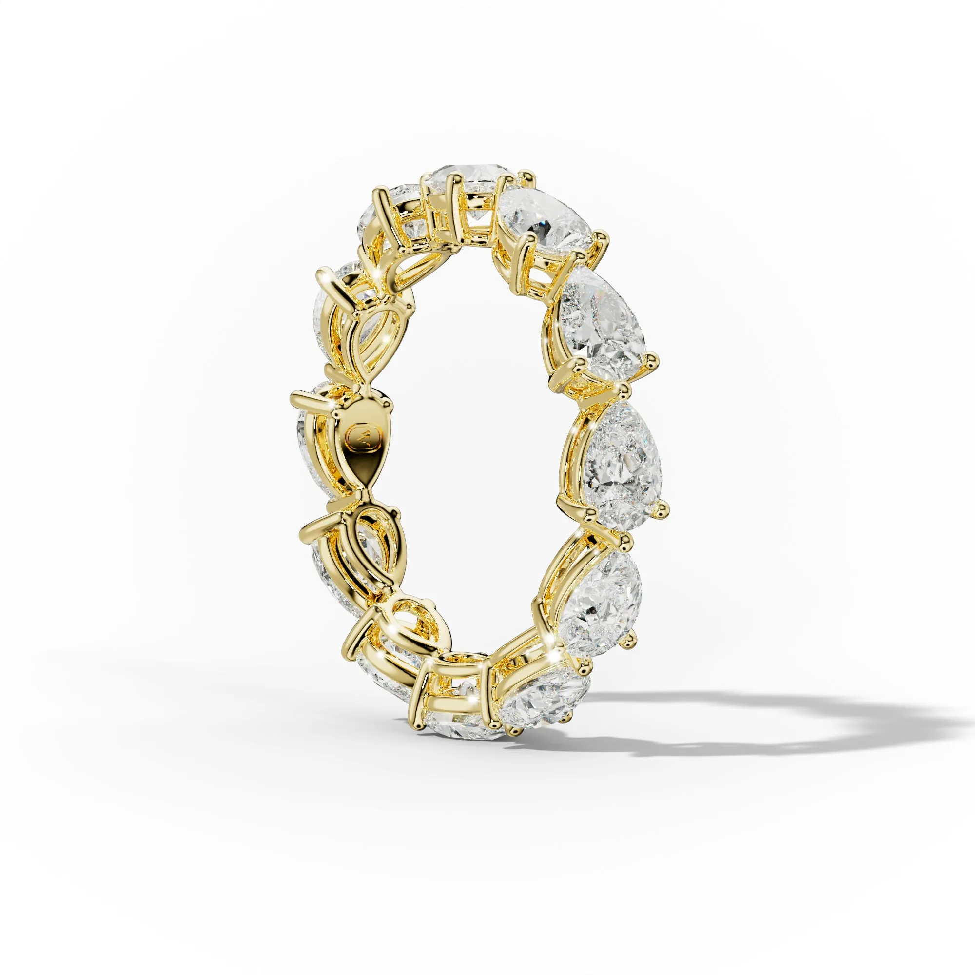 3.0 Carat East West Pear Shape Diamond Eternity Band