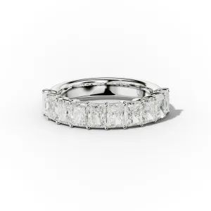 3.0 Carat Radiant Diamond Anniversary Band