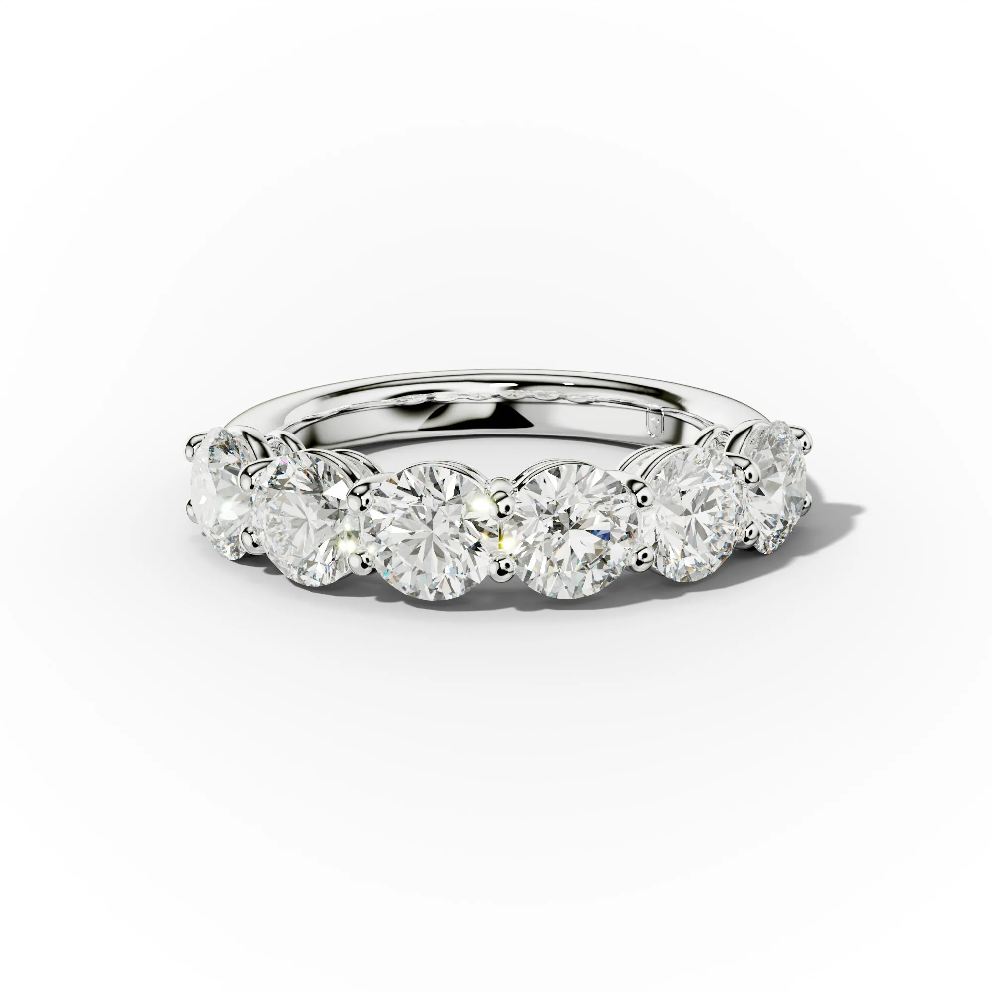 3.0 Carat Round Diamond Anniversary Ring