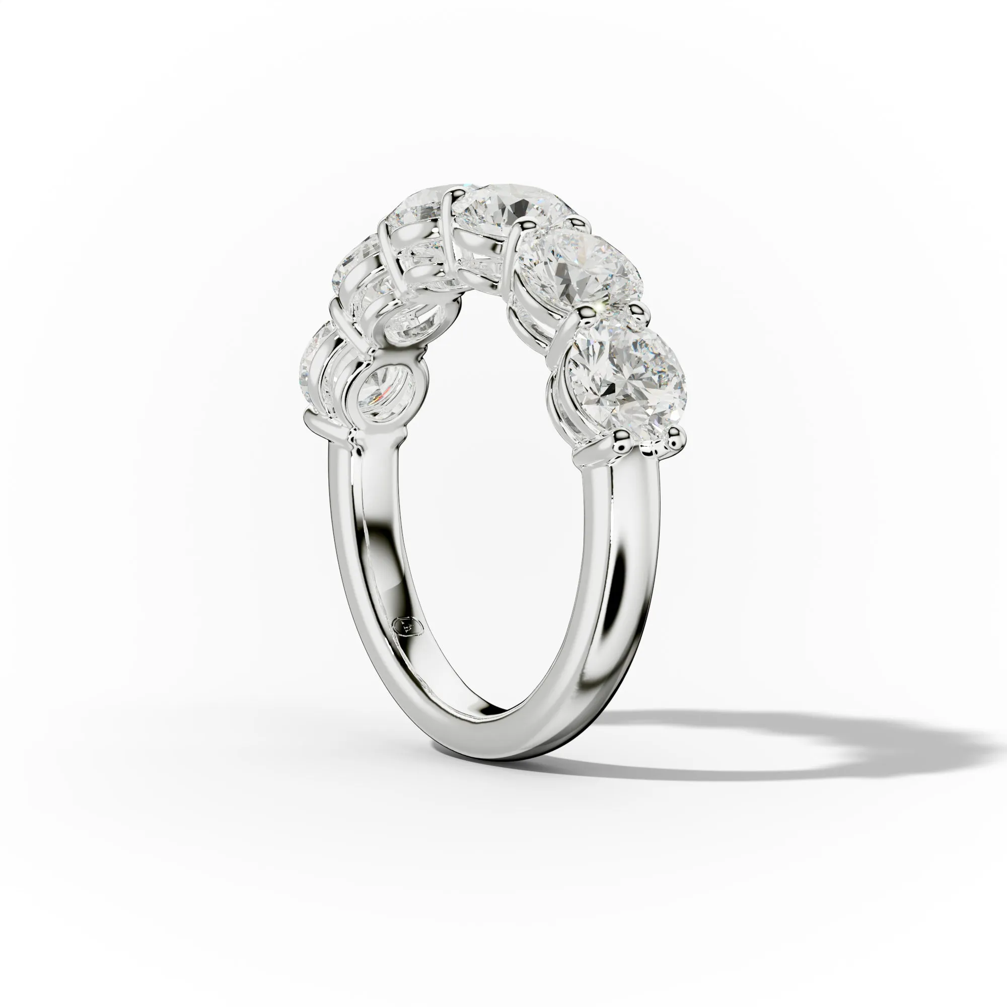 3.0 Carat Round Diamond Anniversary Ring