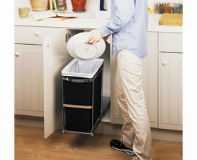 30-35   litre under counter pull-out can--commercial grade
