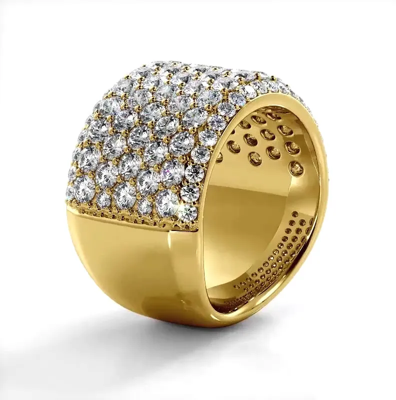 3.13 ct Round Diamond Wedding Band