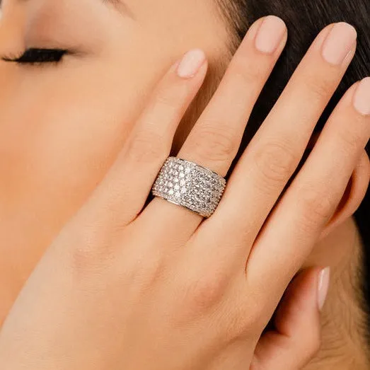 3.13 ct Round Diamond Wedding Band
