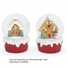 3.5"H GINGERBREAD DOME 65MM HOUSE Decorative Mirror,Home Decor Mirror