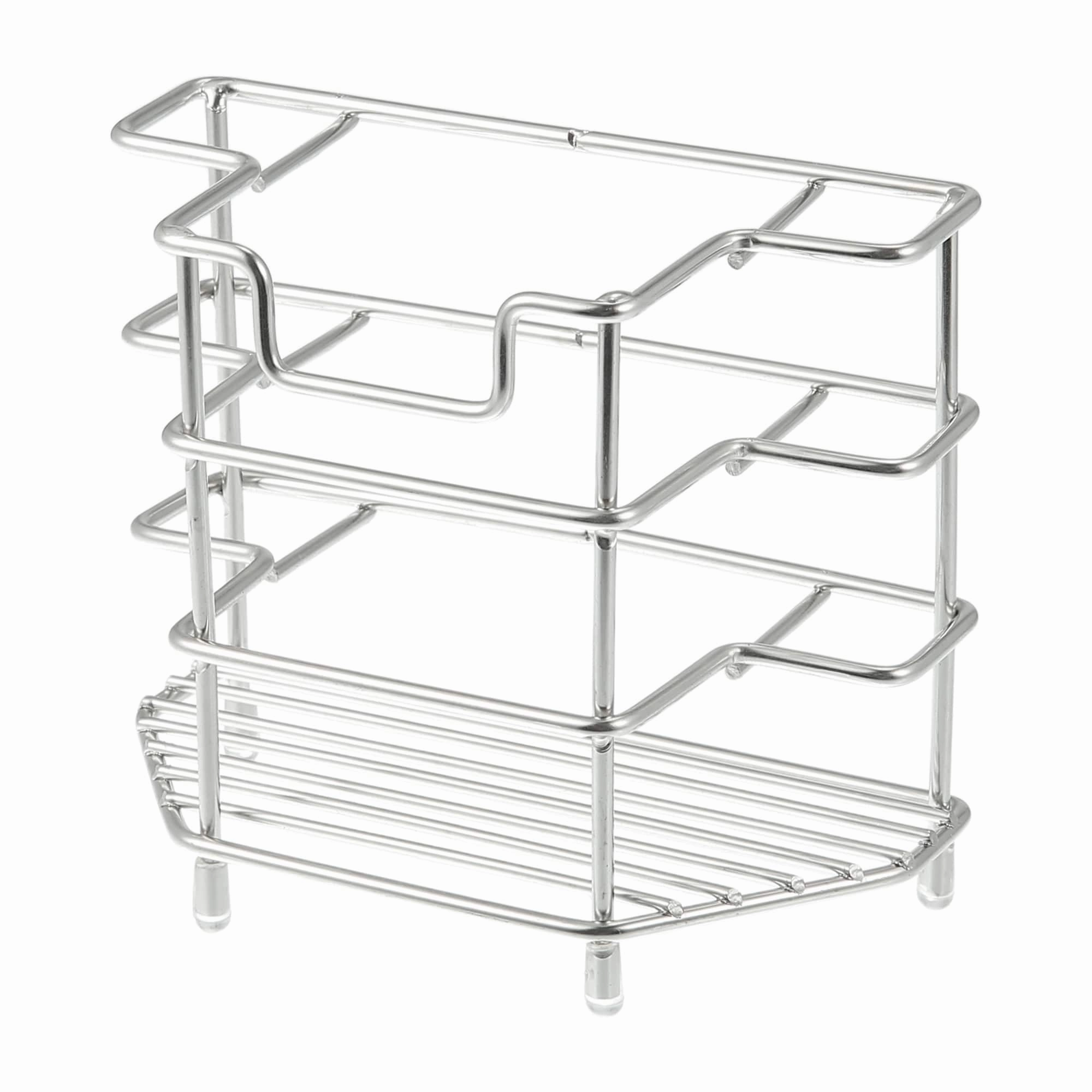 3 Slots 304 Stainless Steel Toothbrush Holder, Toothpaste Holder Stand Toothbrush Holder,Bathroom Organizer