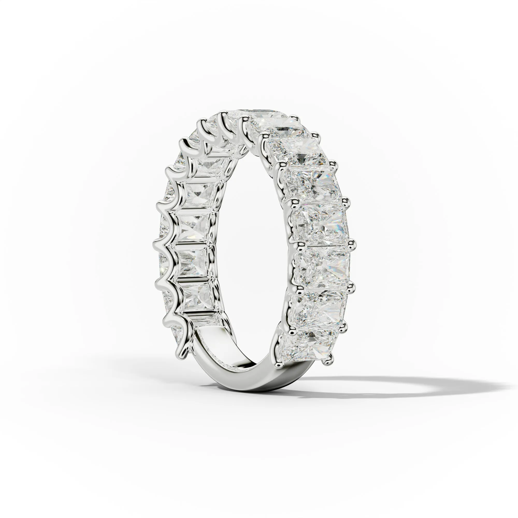 4.0 Carat Radiant Diamond Anniversary Band