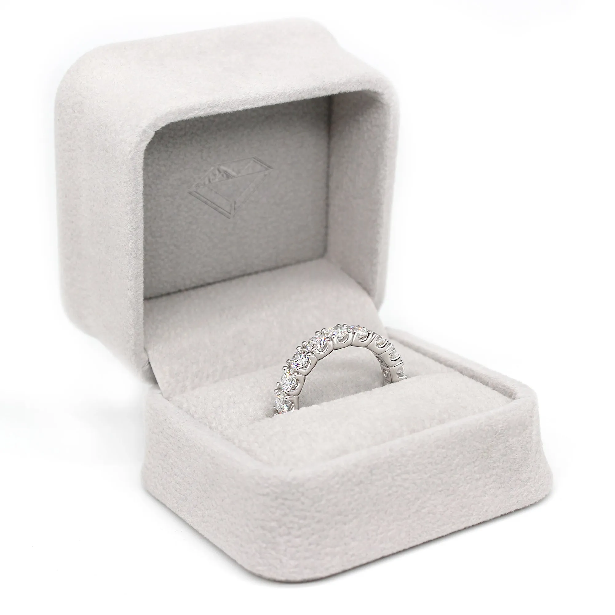 4.00 ct. Round Diamond Eternity Ring U Prong Style