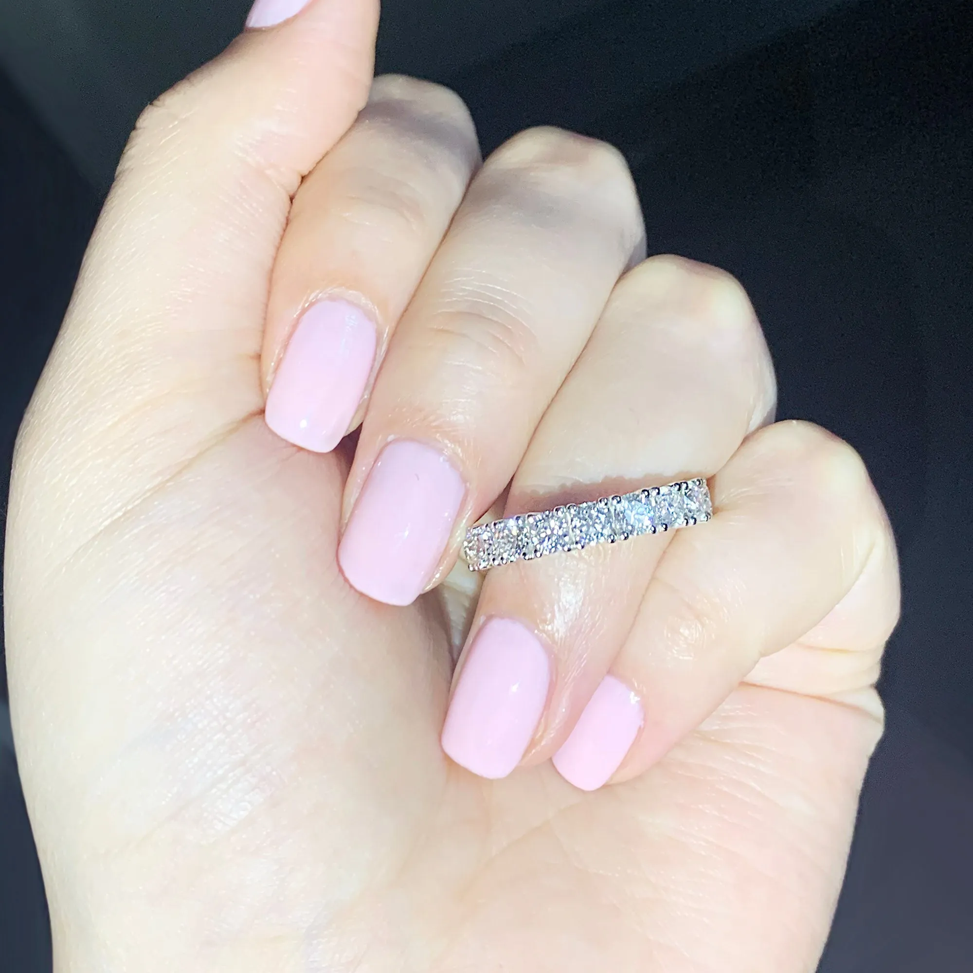 4.00 ct. Round Diamond Eternity Ring U Prong Style