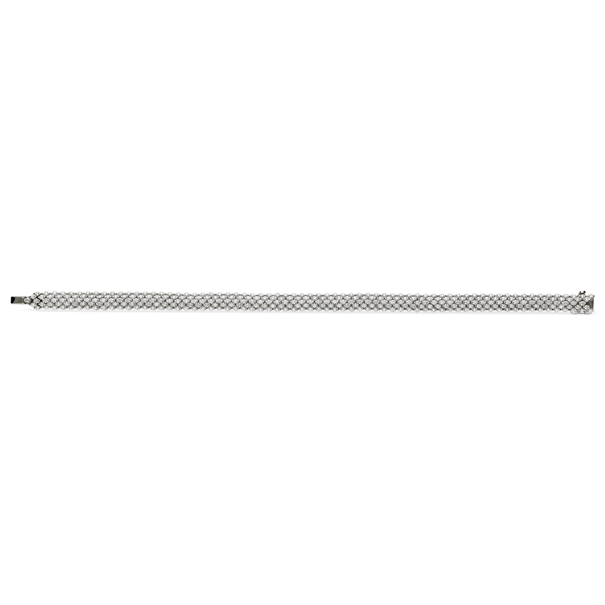 4.20ct Diamond White Gold Bracelet