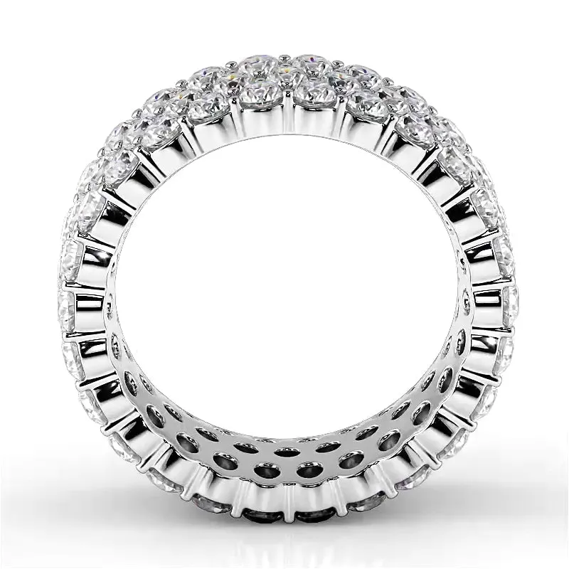 4.68 ct. Round Diamond Eternity Wedding Band