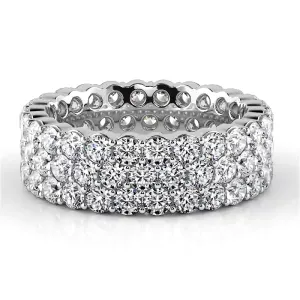 4.68 ct. Round Diamond Eternity Wedding Band
