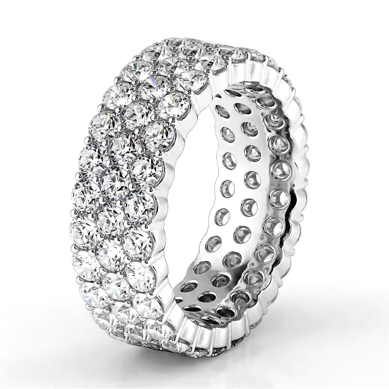 4.68 ct. Round Diamond Eternity Wedding Band