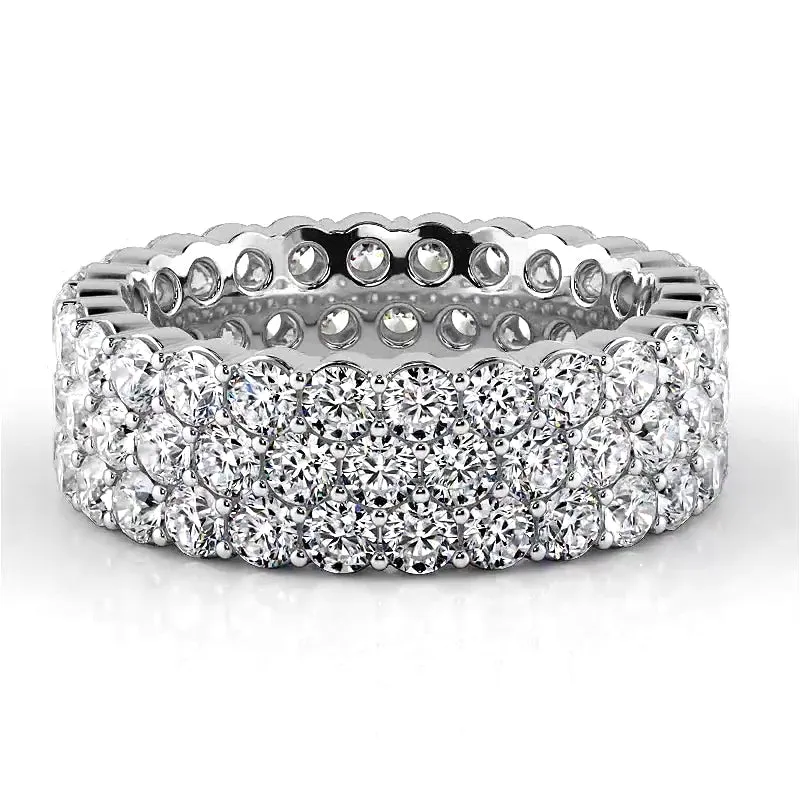 4.68 ct. Round Diamond Eternity Wedding Band