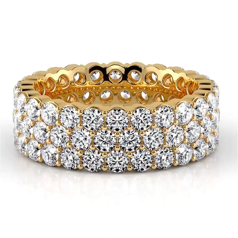4.68 ct. Round Diamond Eternity Wedding Band