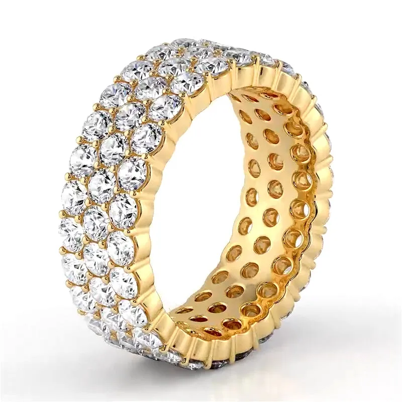 4.68 ct. Round Diamond Eternity Wedding Band