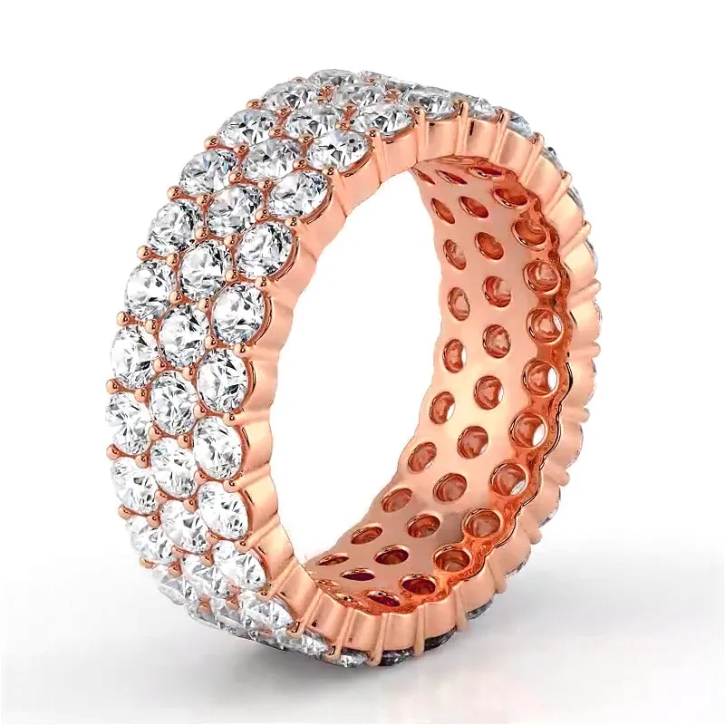 4.68 ct. Round Diamond Eternity Wedding Band