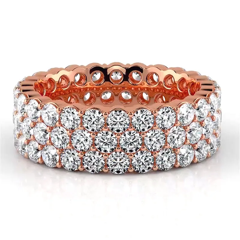4.68 ct. Round Diamond Eternity Wedding Band