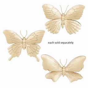 4.8" Golden Butterfly Figurine Decorative Mirror,Home Decor Mirror