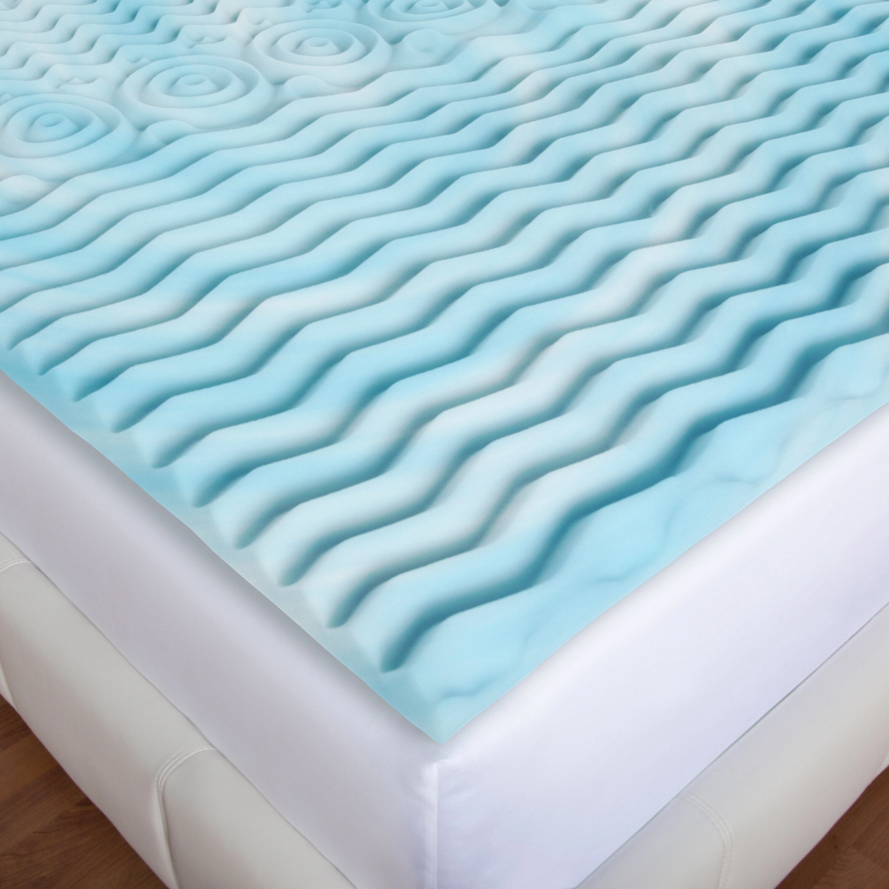 4-Inch 5-Zone Orthopedic Foam Mattress Topper